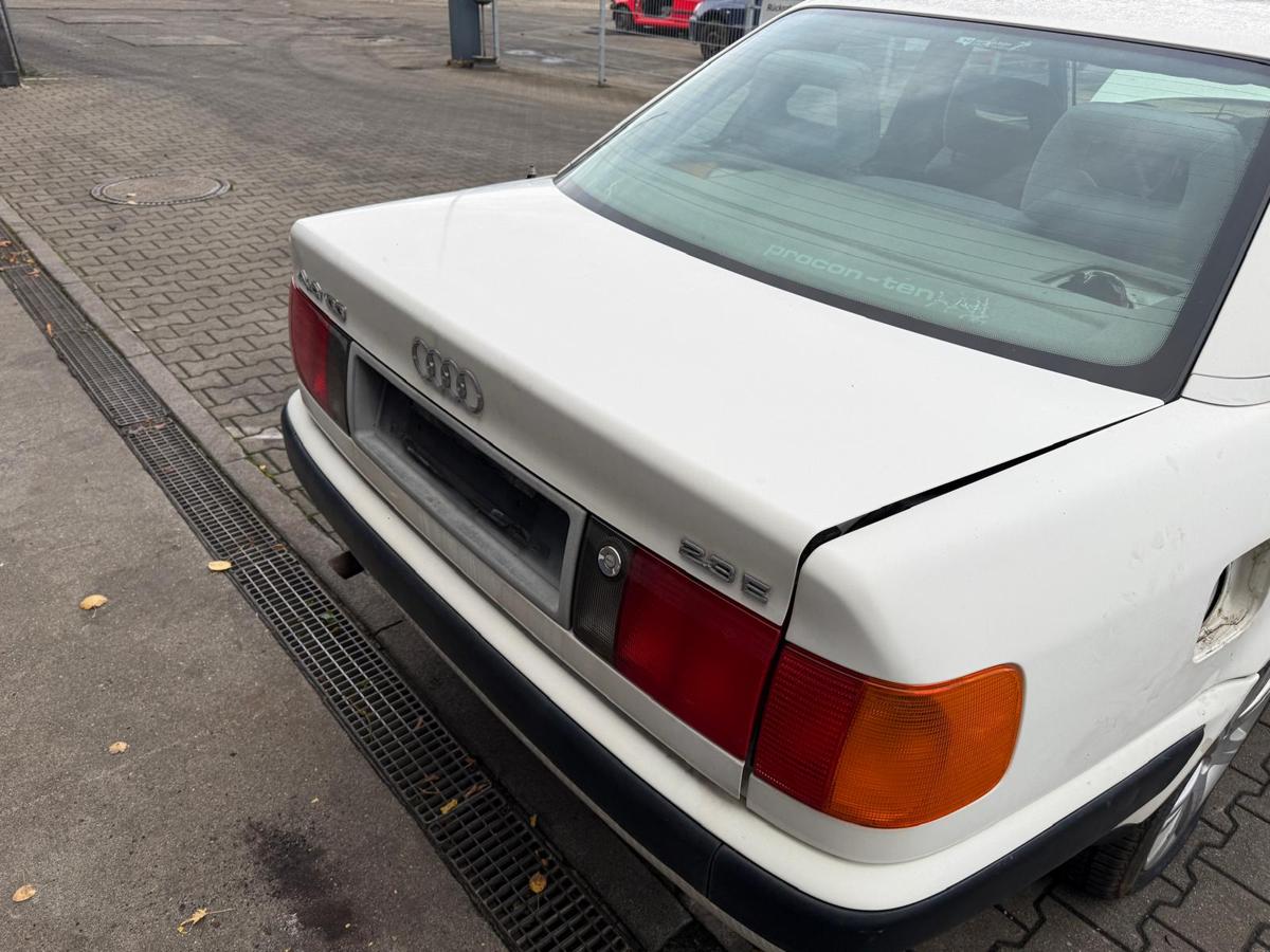 Audi 100 C4 BJ91 original Heckdeckel Heckklappe L90E Alpinweiss Limo Rohbau